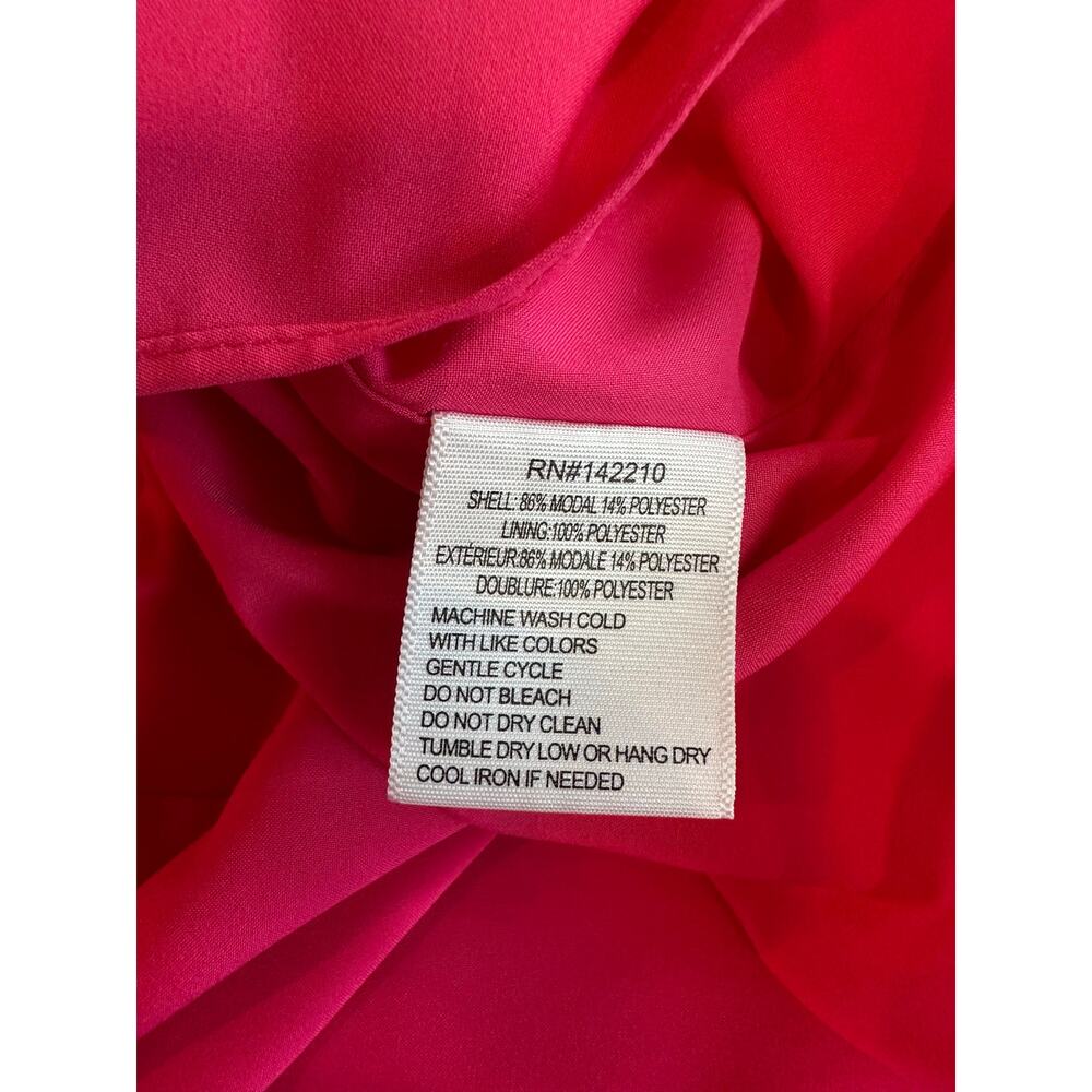 Voyageur by Mersea Hot Vibrant Pink Sleeveless Maxi Dress Sz. Small/Medium - Picture 10 of 12